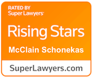 McClain Schonekas Super Lawyers badge